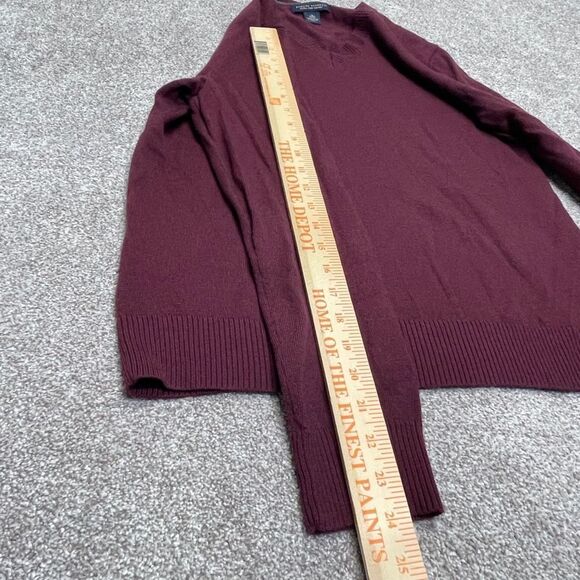 Banana Republic mens v-neck long sleeve sweater sz small extra fine merino wool - Picture 7 of 9